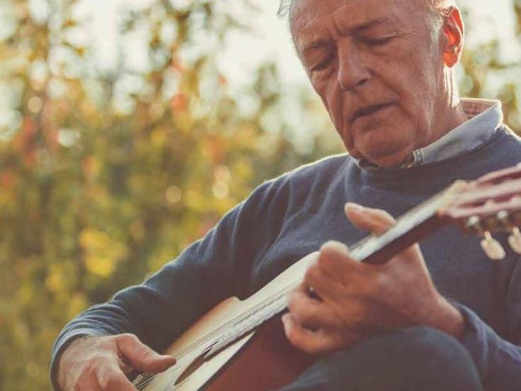 a man reading a book