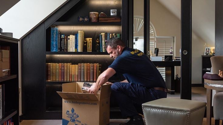 Bishops Move removals packing-books