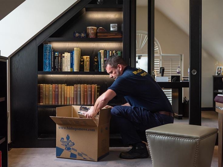 Bishops Move removals packing-books