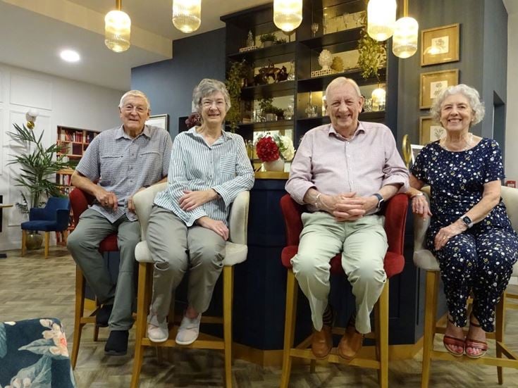 Micheal and Jean and Dave and Cynthia have found friendship at their retirement community in Cambridgeshire.
