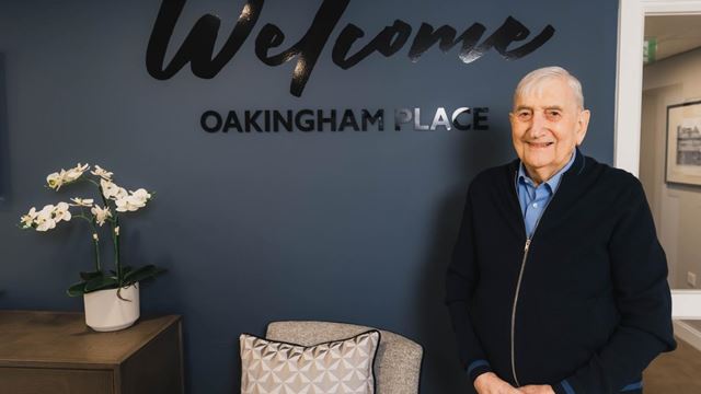 Reginald, now 92, is enjoying the easy life at his retirement property in Wokingham, Berkshire
