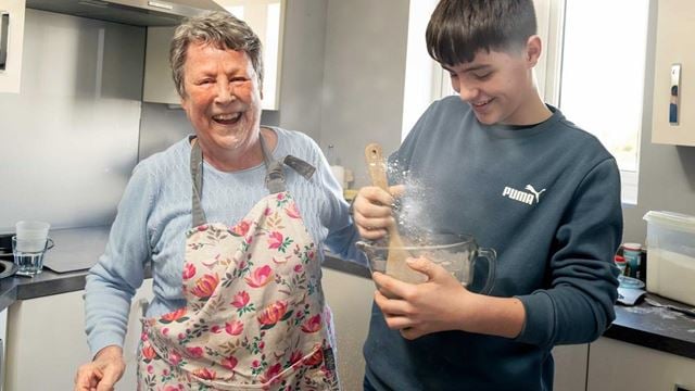 Christine and her grandson Thomas