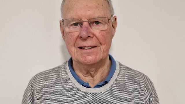 a man wearing glasses