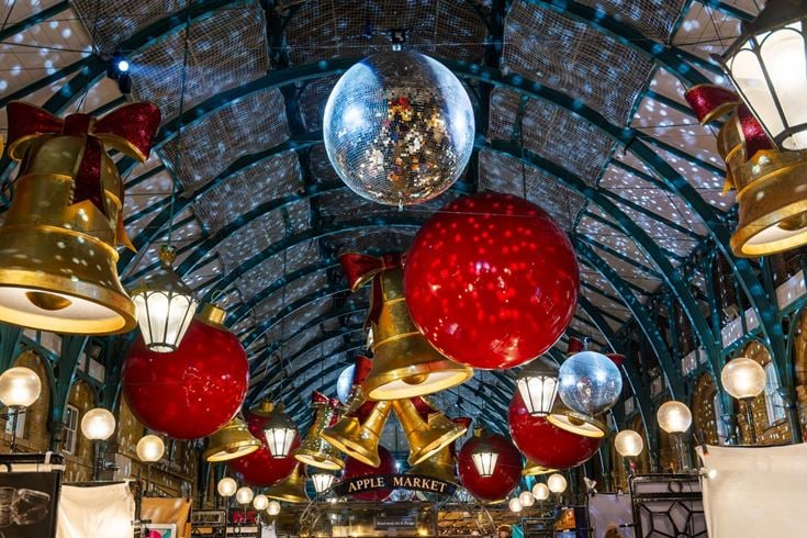 Covent Garden Christmas lights, London