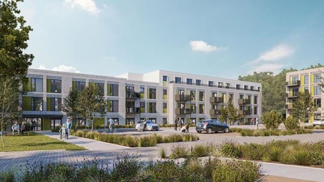 Artist's impression of the approved development in Sutton Coldfield