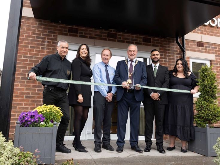 Chair of Three Rivers District Council, Cllr Keith Martin, officiated the Grand opening of Beesons House