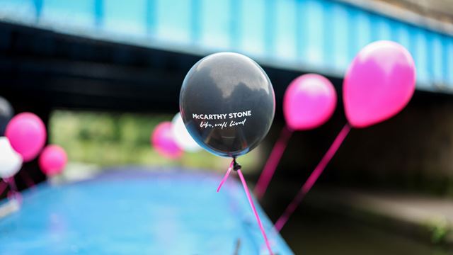 a group of balloons