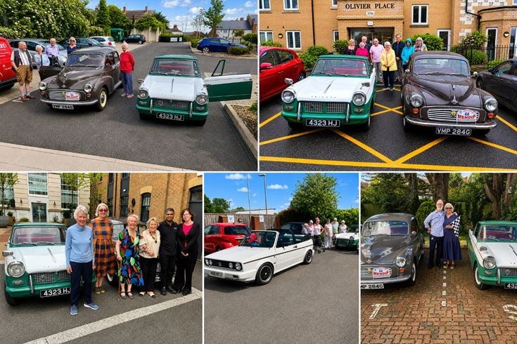 a collage of cars