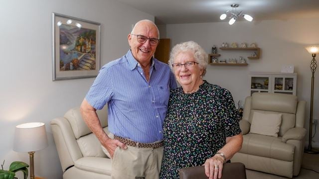Mr and Mrs Hill at Roman Court, Middlewich
