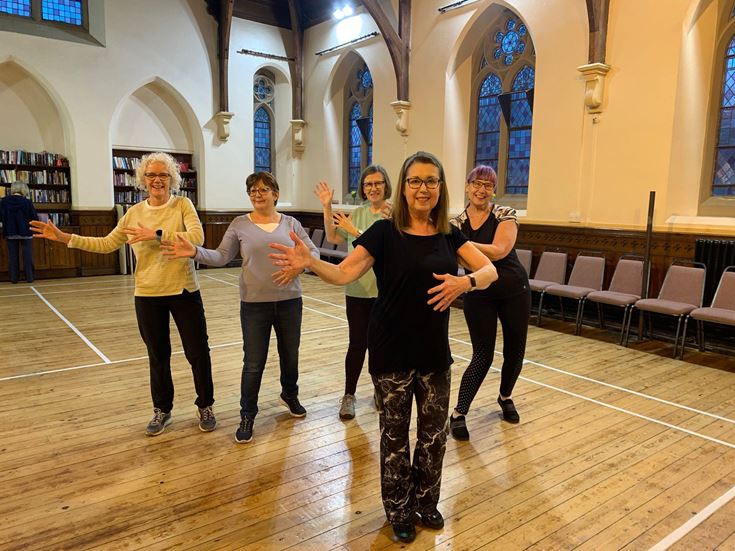 McCarthy & Stone homeowner Lynne’s dance class for the over 50s is just across the road from her retirement property in Sunderland. She says, “it keeps us young”.