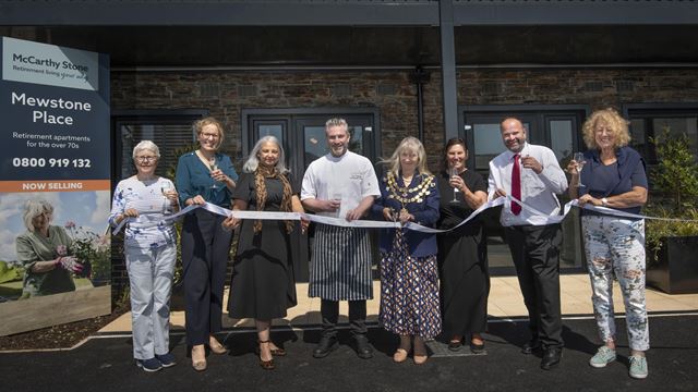 Mewstone Place -  Mayor opens Dartmouth McCarthy Stone retirement community 