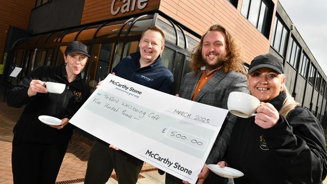 McCarthy & Stone donates to Telford café project