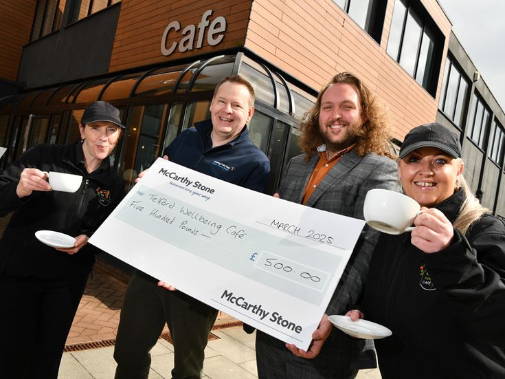 McCarthy & Stone donates to Telford café project
