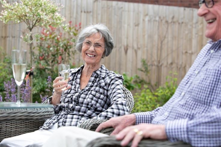 June and Geoff enjoying retirement living with McCarthy & Stone