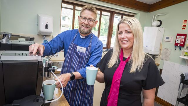 McCarthy & Stone’s team visit the Runway café in Martlesham Heath Suffolk