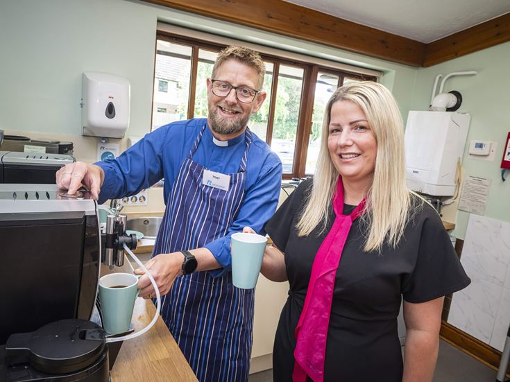 McCarthy & Stone’s team visit the Runway café in Martlesham Heath Suffolk