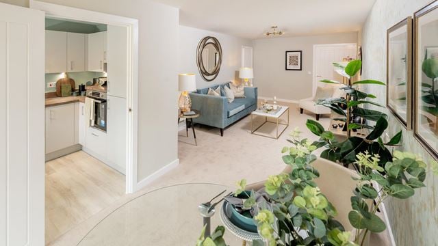 A living room at Westwood Manor in Beverley