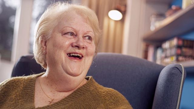 a person with a surprised expression