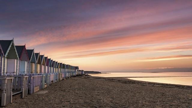 a row of beach houses