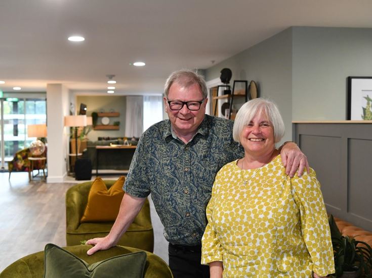 Seniors Lesley and Ian enjoy the benefits of Shared Ownership, Rugby, Warwickshire