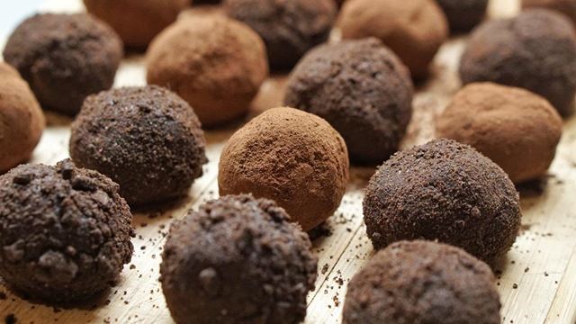 Rum truffles