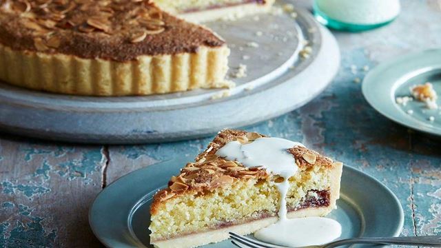a slice of cake on a plate