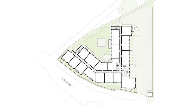 Apartment 28 position on diagram, engineering drawing. Available.