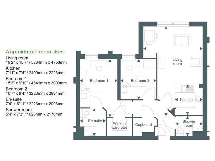 Apartment 11 floor plan