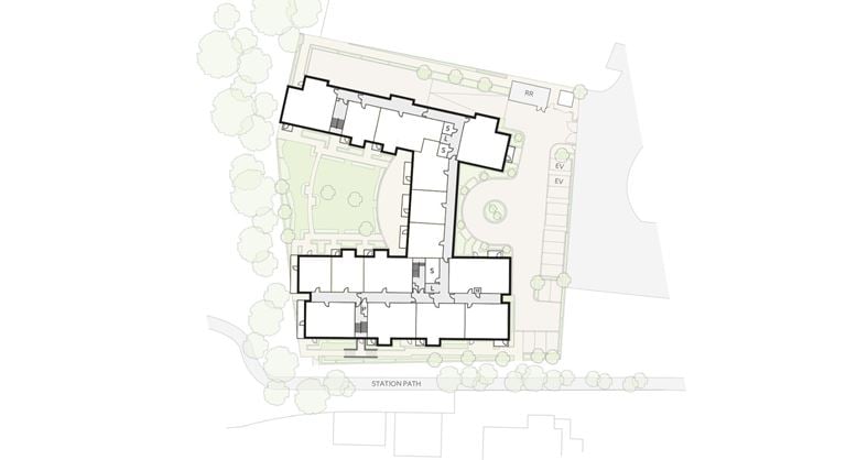 Apartment 31 position on diagram, engineering drawing. Available.