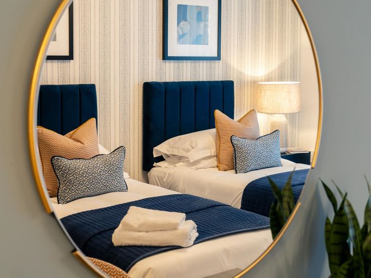 Guest suites are available at Barley Ridge Gardens