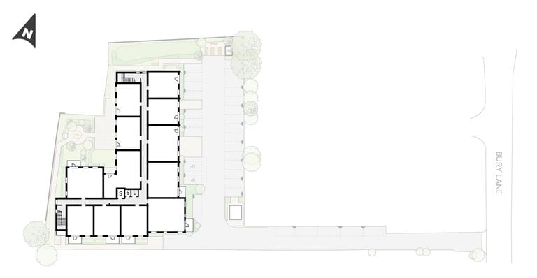 Apartment 10 position on diagram, engineering drawing. Available.