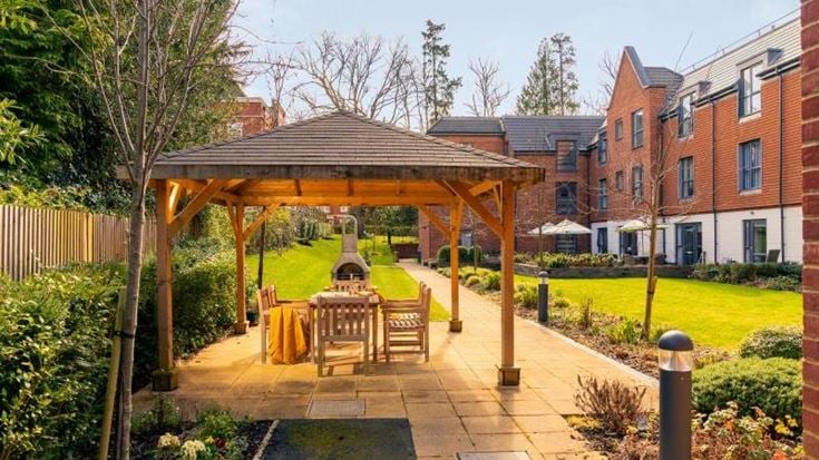 Birch Place gazebo