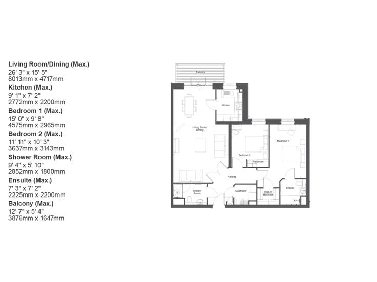 Apartment 24 floor plan