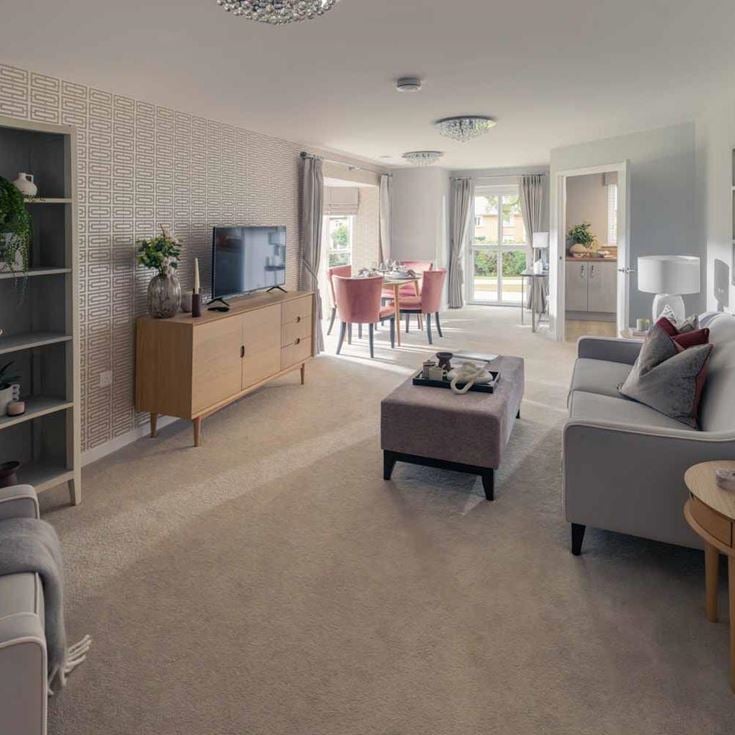 Centennial Place apartment lounge