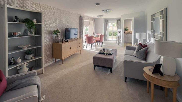 Centennial Place apartment lounge