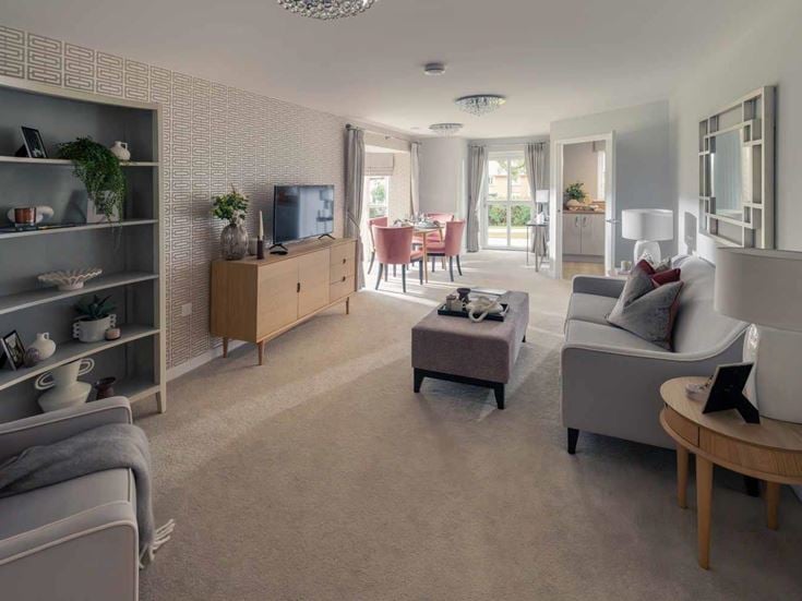 Centennial Place apartment lounge