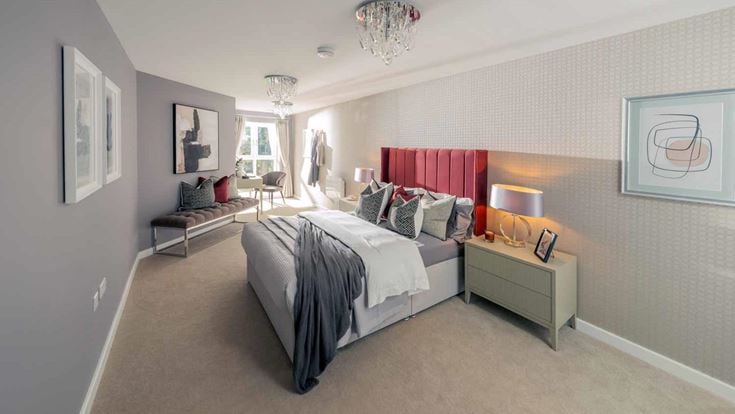 Centennial Place apartment bedroom