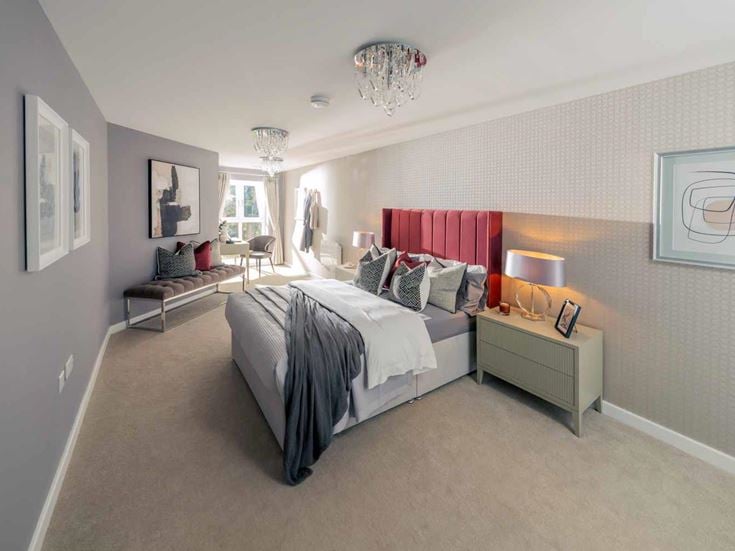 Centennial Place apartment bedroom