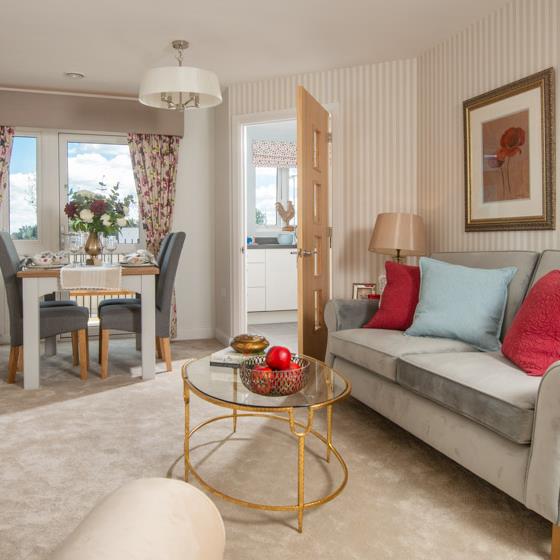 Cranberry Court living room