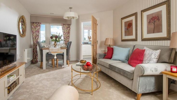Cranberry Court living room