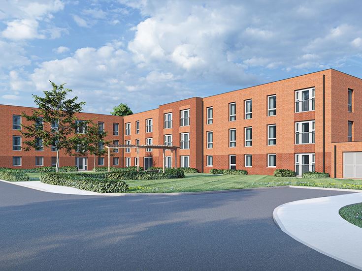 a large brick building