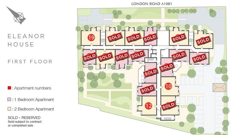 Apartment 10 position on eleanor house retirement properties for sale rent. Available.