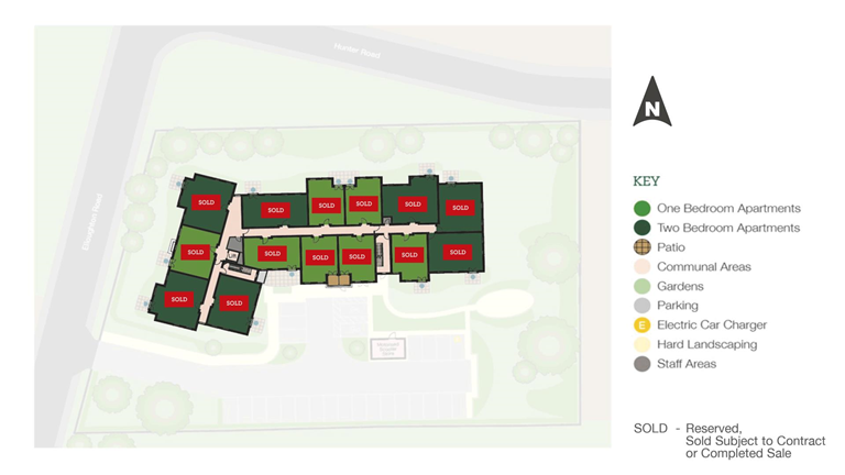 Apartment 22 position on fairway view retirement properties for sale rent. Available.