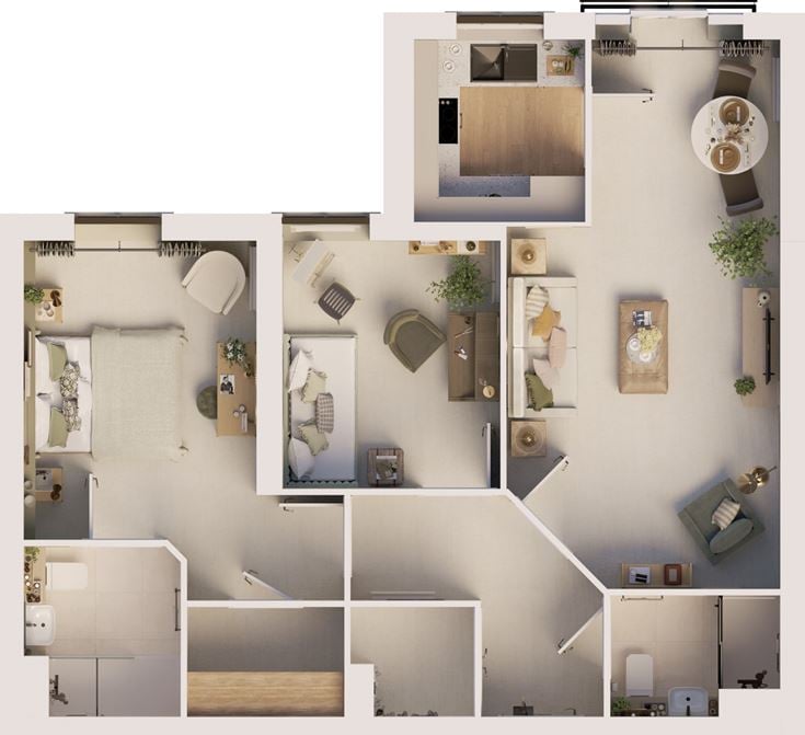 Apartment 17 floor plan