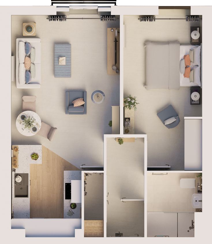 Apartment 18 floor plan