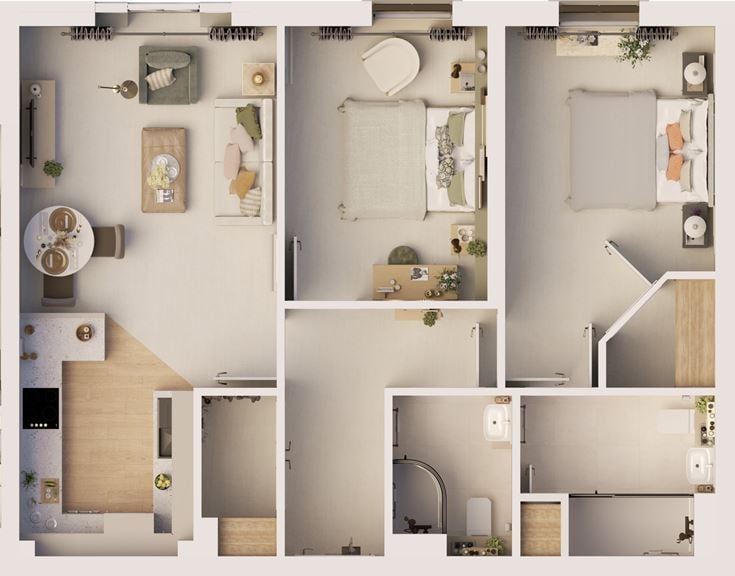 Apartment 33 floor plan
