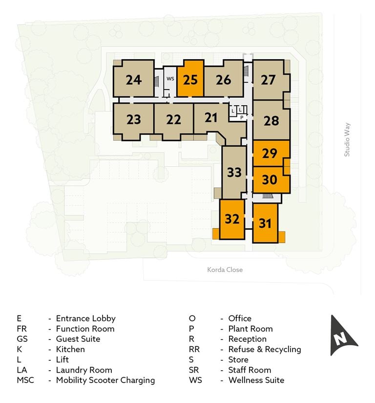 Apartment 29 position on goldwyn house retirement properties for sale. Available.