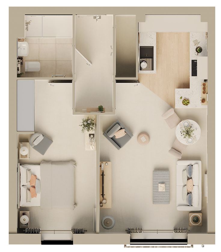 Apartment 42 floor plan