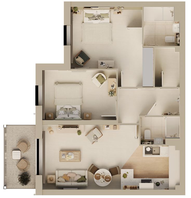 Apartment 48 floor plan