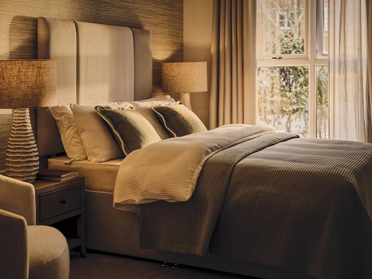 Retirement home bedroom at Hawkesbury Place